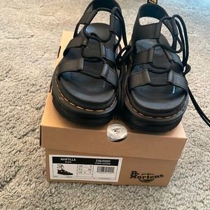 Dr. Martens Nartilla gladiator Sandals black size 7